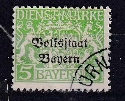 Altdeutschland Bayern Dienstmarken  Nr 31 Gestempelt (Posten)