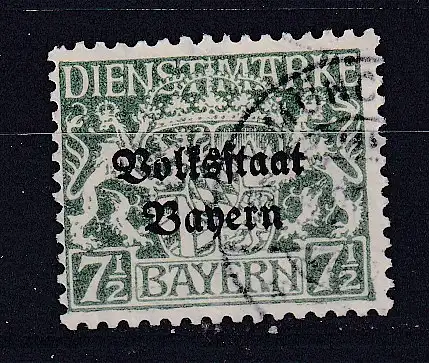 Altdeutschland Bayern Dienstmarken  Nr 32 Gestempelt (Posten)