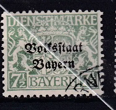 Altdeutschland Bayern Dienstmarken  Nr 32 Gestempelt (Posten)