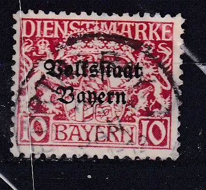 Altdeutschland Bayern Dienstmarken  Nr 33 Gestempelt (Posten)