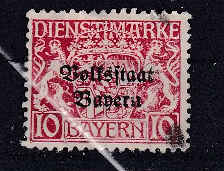 Altdeutschland Bayern Dienstmarken  Nr 33 Gestempelt (Posten)