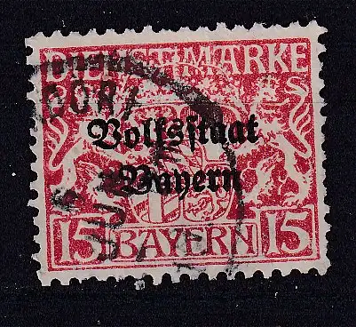 Altdeutschland Bayern Dienstmarken  Nr 34 Gestempelt (Posten)