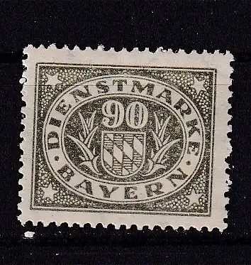 Altdeutschland Bayern Dienstmarken  Nr 55 Falz / Gummimängel / *