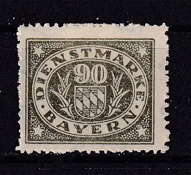 Altdeutschland Bayern Dienstmarken  Nr 55 Falz / Gummimängel / *