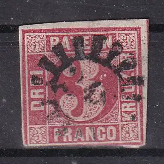 Altdeutschland Bayern  Nr 9 Postfrisch / **