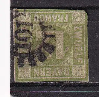 Altdeutschland Bayern  Nr 12 Postfrisch / **