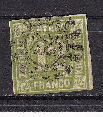 Altdeutschland Bayern  Nr 12 Postfrisch / **