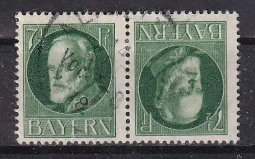 Altdeutschland Bayern  Nr ZD K5 Gestempelt (Posten)