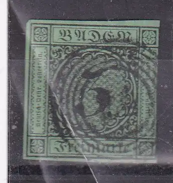 Altdeutschland Baden  Nr 6 Gestempelt (Posten)