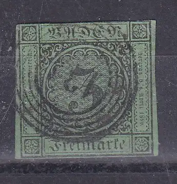 Altdeutschland Baden  Nr 6 Gestempelt (Posten)