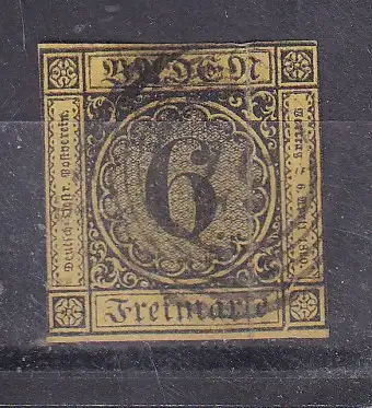 Altdeutschland Baden  Nr 7 Gestempelt (Posten)