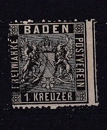 Altdeutschland Baden  Nr 9 Gestempelt (Posten)