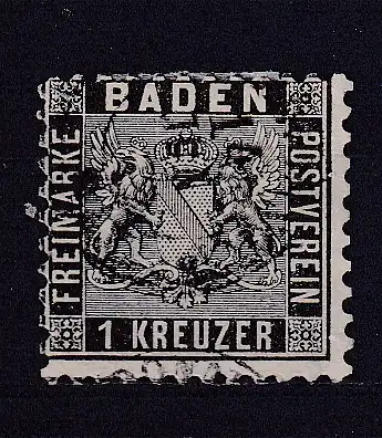 Altdeutschland Baden  Nr 9 Gestempelt (Posten)