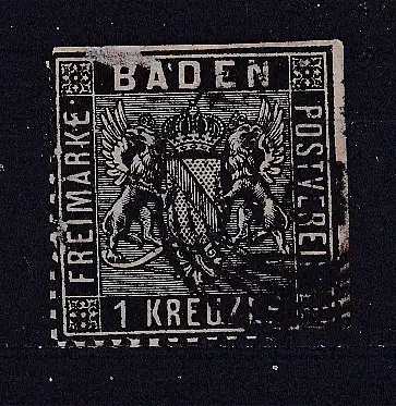 Altdeutschland Baden  Nr 9 Gestempelt (Posten)