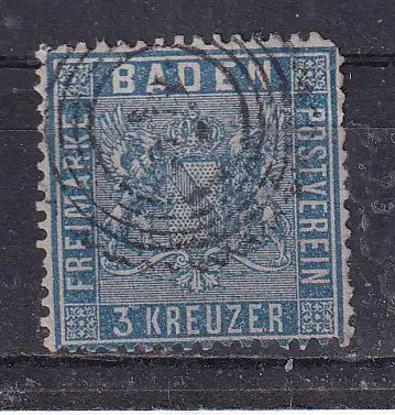 Altdeutschland Baden  Nr 10 Gestempelt (Posten)