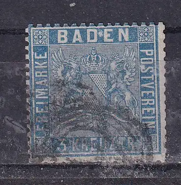 Altdeutschland Baden  Nr 10 Gestempelt (Posten)