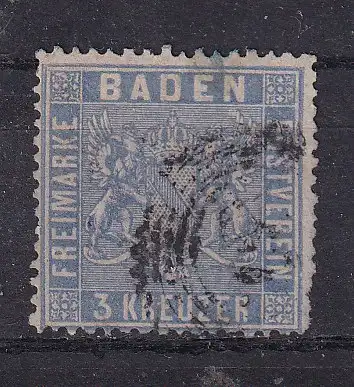 Altdeutschland Baden  Nr 10 Gestempelt (Posten)