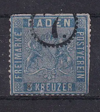 Altdeutschland Baden  Nr 10 Gestempelt (Posten)