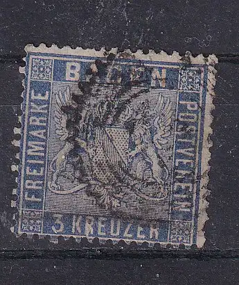 Altdeutschland Baden  Nr 10 Gestempelt (Posten)