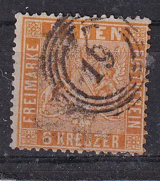 Altdeutschland Baden  Nr 11 Gestempelt (Posten)