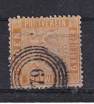 Altdeutschland Baden  Nr 11 Gestempelt (Posten)