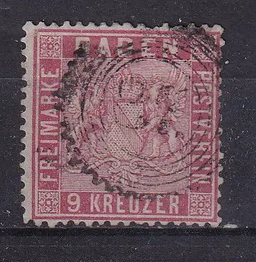 Altdeutschland Baden  Nr 15 Gestempelt (Posten)