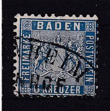 Altdeutschland Baden  Nr 14 Gestempelt (Posten)