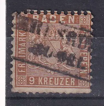 Altdeutschland Baden  Nr 15 Gestempelt (Posten)