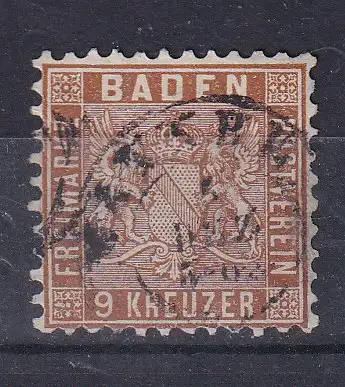 Altdeutschland Baden  Nr 15 Gestempelt (Posten)