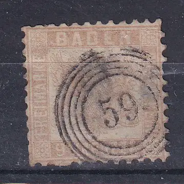 Altdeutschland Baden  Nr 20 Gestempelt (Posten)