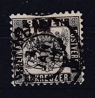 Altdeutschland Baden  Nr 17 Gestempelt (Posten)