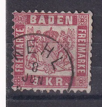 Altdeutschland Baden  Nr 24 Gestempelt (Posten)