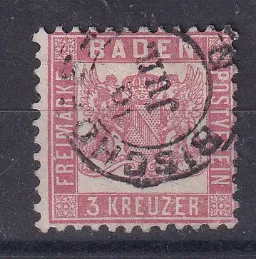 Altdeutschland Baden  Nr 18 Gestempelt (Posten)