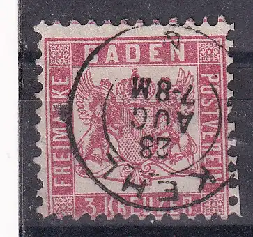 Altdeutschland Baden  Nr 24 Gestempelt (Posten)