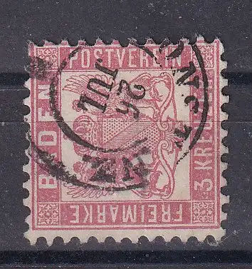 Altdeutschland Baden  Nr 18 Gestempelt (Posten)