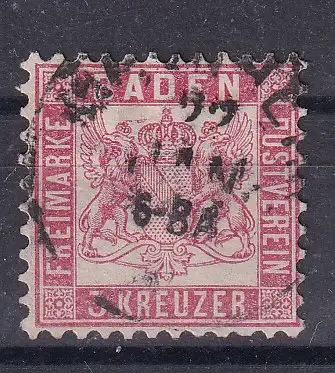 Altdeutschland Baden  Nr 18 Gestempelt (Posten)