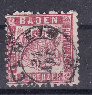 Altdeutschland Baden  Nr 18 Gestempelt (Posten)