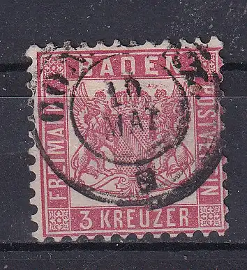 Altdeutschland Baden  Nr 18 Gestempelt (Posten)