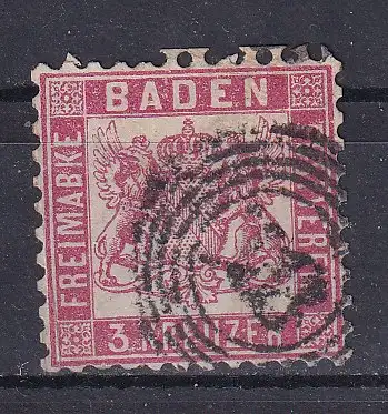 Altdeutschland Baden  Nr 18 Gestempelt (Posten)