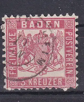 Altdeutschland Baden  Nr 18 Gestempelt (Posten)