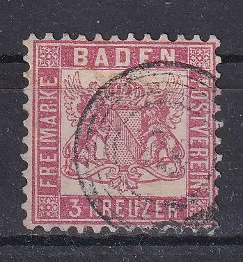 Altdeutschland Baden  Nr 18 Gestempelt (Posten)