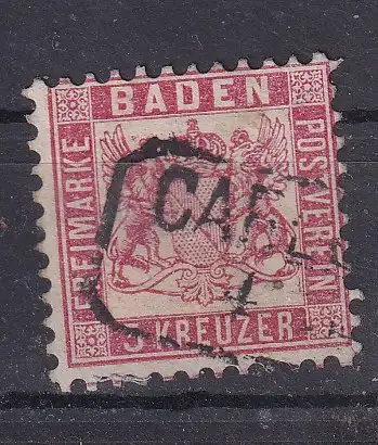 Altdeutschland Baden  Nr 18 Gestempelt (Posten)
