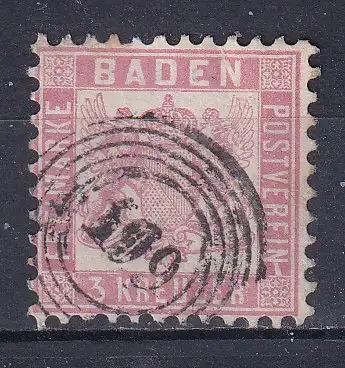 Altdeutschland Baden  Nr 18 Gestempelt (Posten)