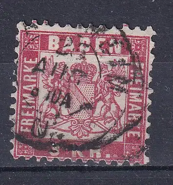 Altdeutschland Baden  Nr 24 Gestempelt (Posten)