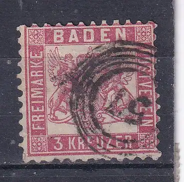 Altdeutschland Baden  Nr 24 Gestempelt (Posten)