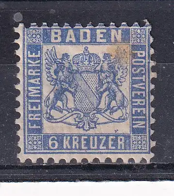 Altdeutschland Baden  Nr 19 Gestempelt (Posten)