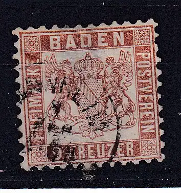 Altdeutschland Baden  Nr 20 Gestempelt (Posten)