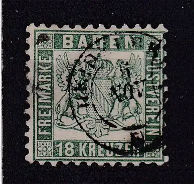 Altdeutschland Baden  Nr 21 Gestempelt (Posten)