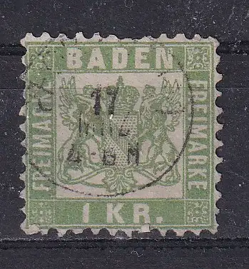 Altdeutschland Baden  Nr 23 Gestempelt (Posten)