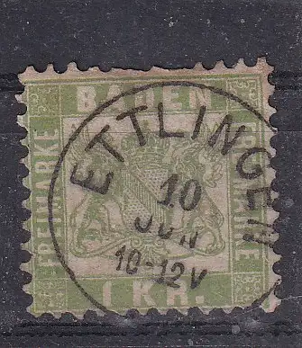 Altdeutschland Baden  Nr 23 Gestempelt (Posten)